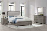Wright  California King Bedroom Set Brown Oak